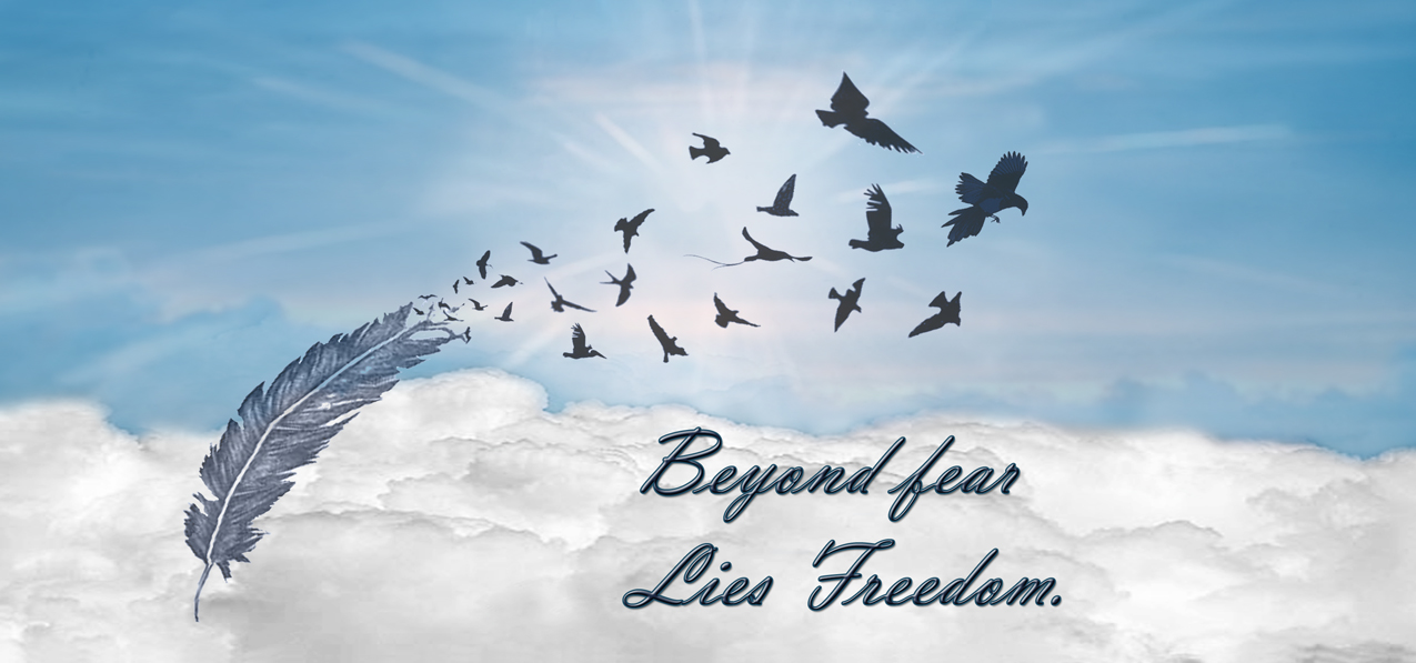 Blue Clouds (Beyond fear lies Freedom) PROOF